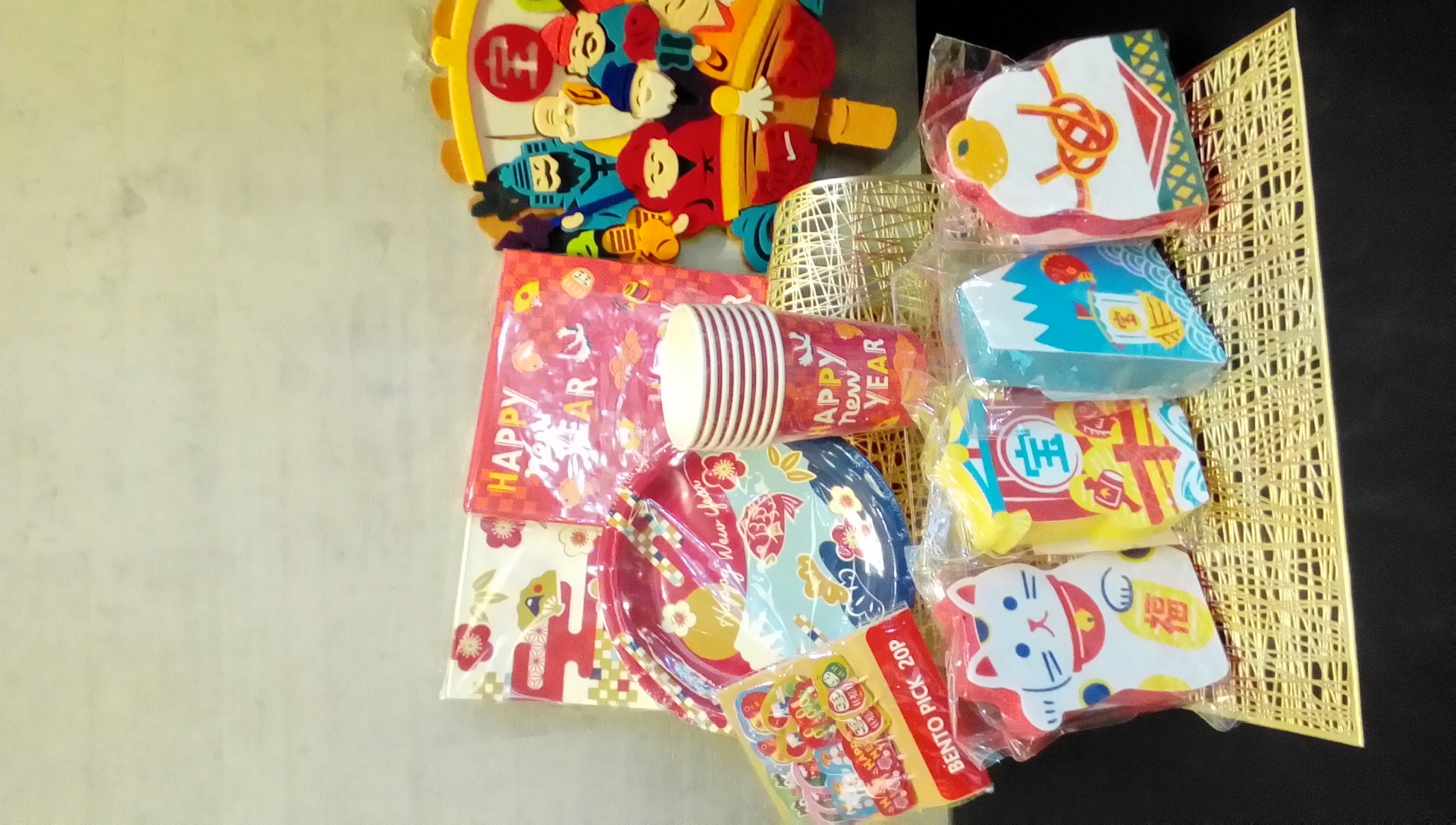 お正月柄の消耗品ご紹介！