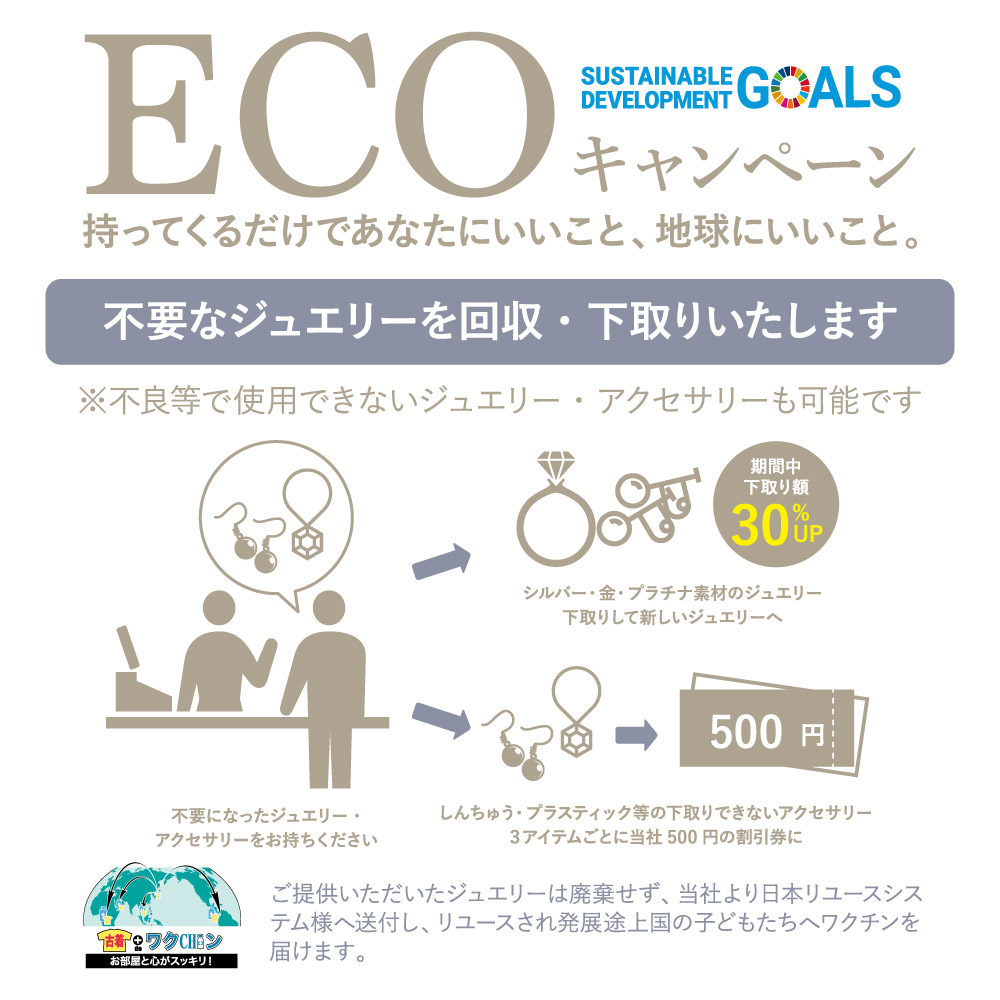 ECOキャンペーン開催！！