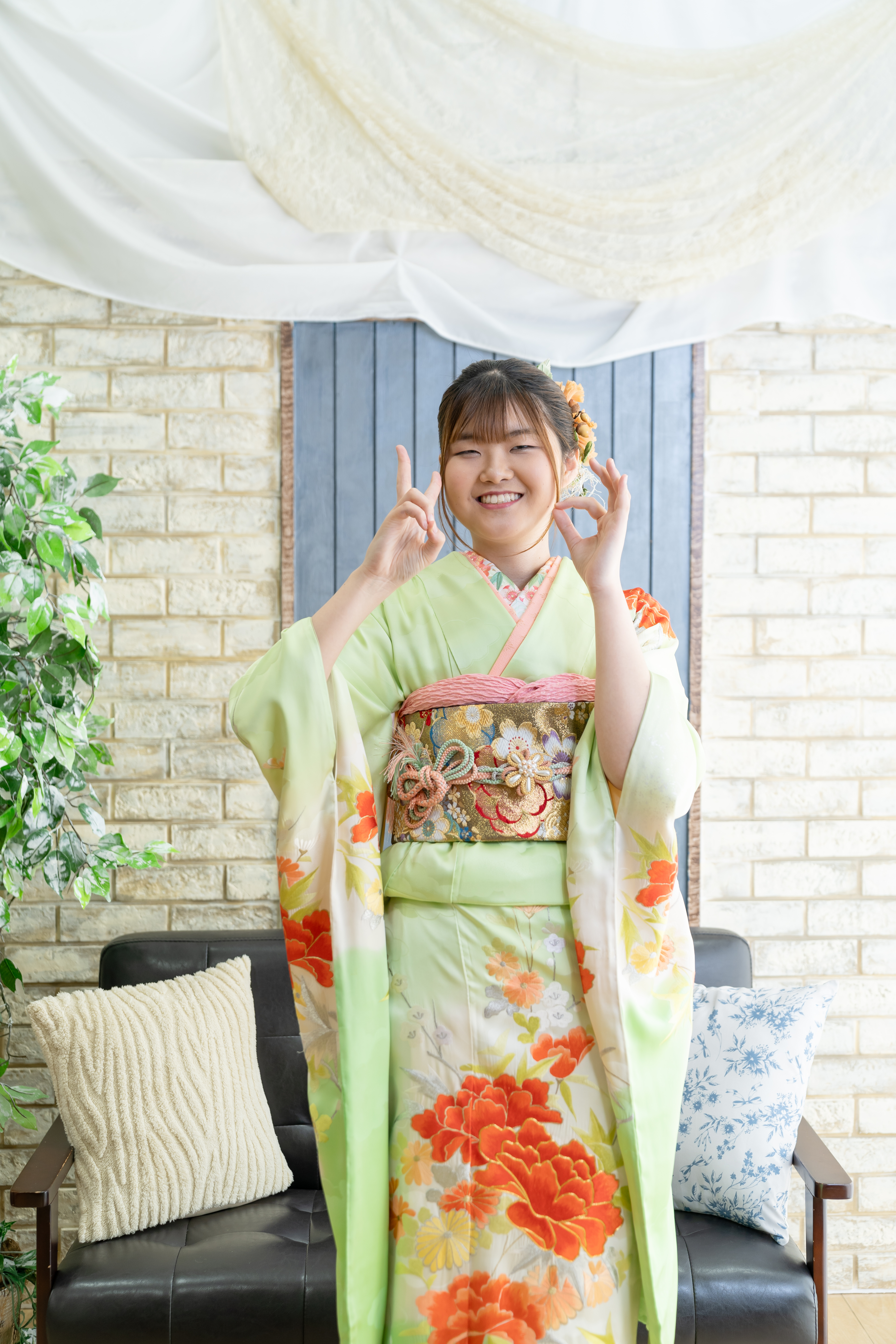 成人式前撮りは持ち込み振袖もOK