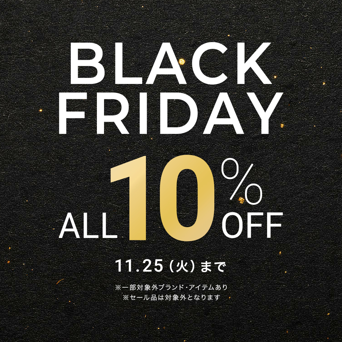 BLACK FRIDAY開催！
